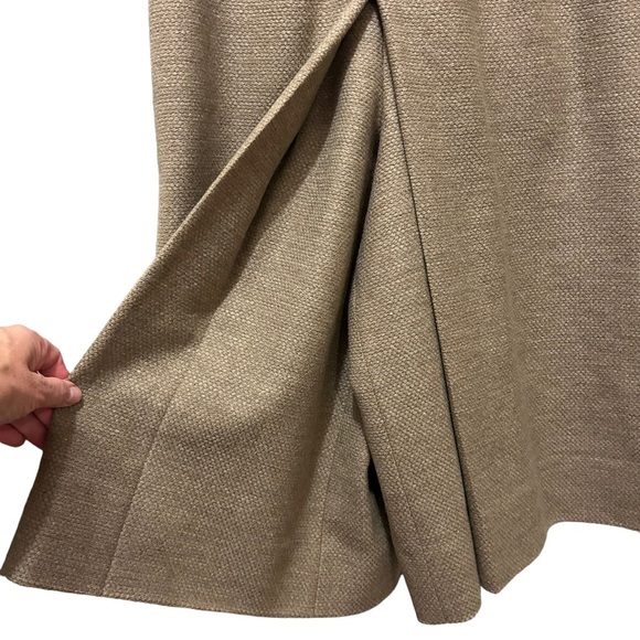 Vintage Brown Wool Blend High Waist Crop Culotte Size 6 - Picture 12 of 15